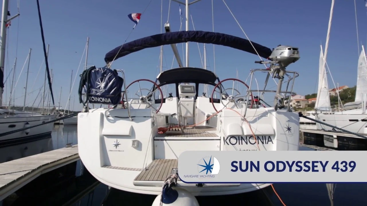 VIDEO CHECK-IN SUNODYSSEY 439 FURLING